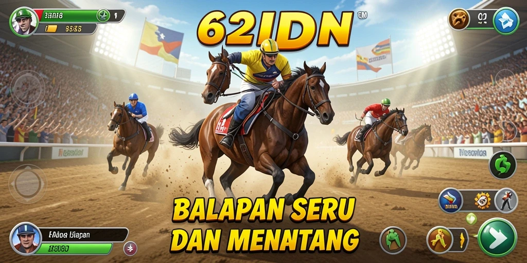 Gameplay Racing seru dengan grafik menakjubkan dan kendaraan cepat.