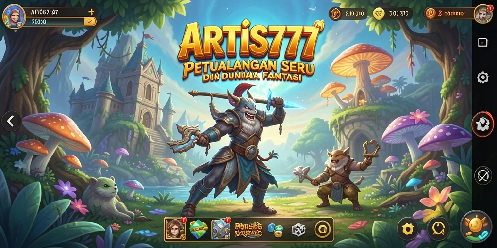 Gameplay petualangan seru di ARTIS777 menunjukkan momen mendebarkan.