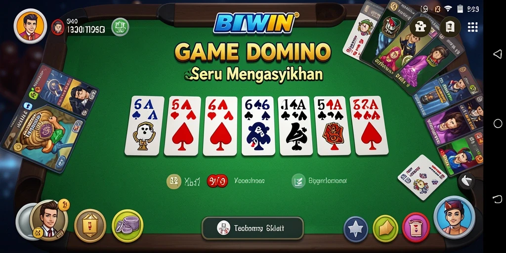 Tampilan menarik gameplay Domino di BIWIN