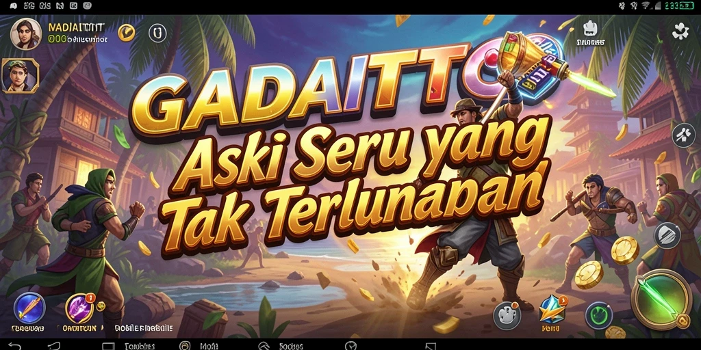 Tampilan gameplay mendebarkan di GADAITOTO.