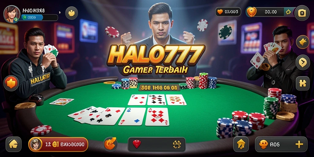 Gambaran menarik tentang gameplay Poker di HALO777.
