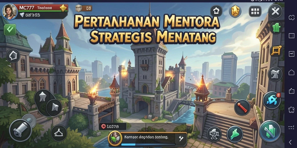 Tampilan gameplay MC777 yang menantang dan strategis.