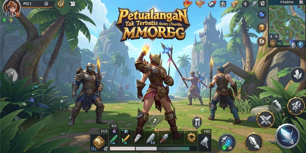 Screenshot PG11 menampilkan aksi mendebarkan dalam pertarungan MMORPG.