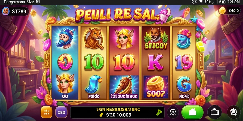 Tampilan utama gameplay ST789 yang menawan dan penuh warna.